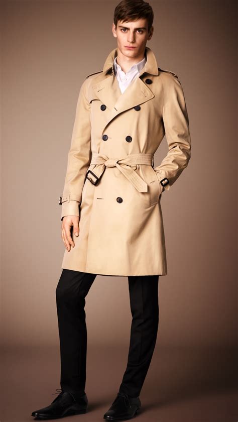 black trench coat mens burberry|burberry trench coat men price.